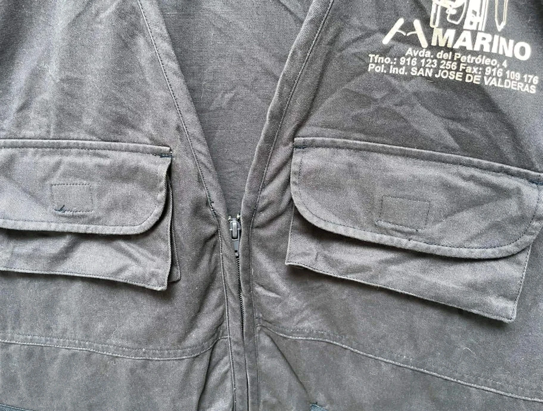 Utility vest navy blue Mens size 50 XL fisherman vest Tactical vest – photo 4